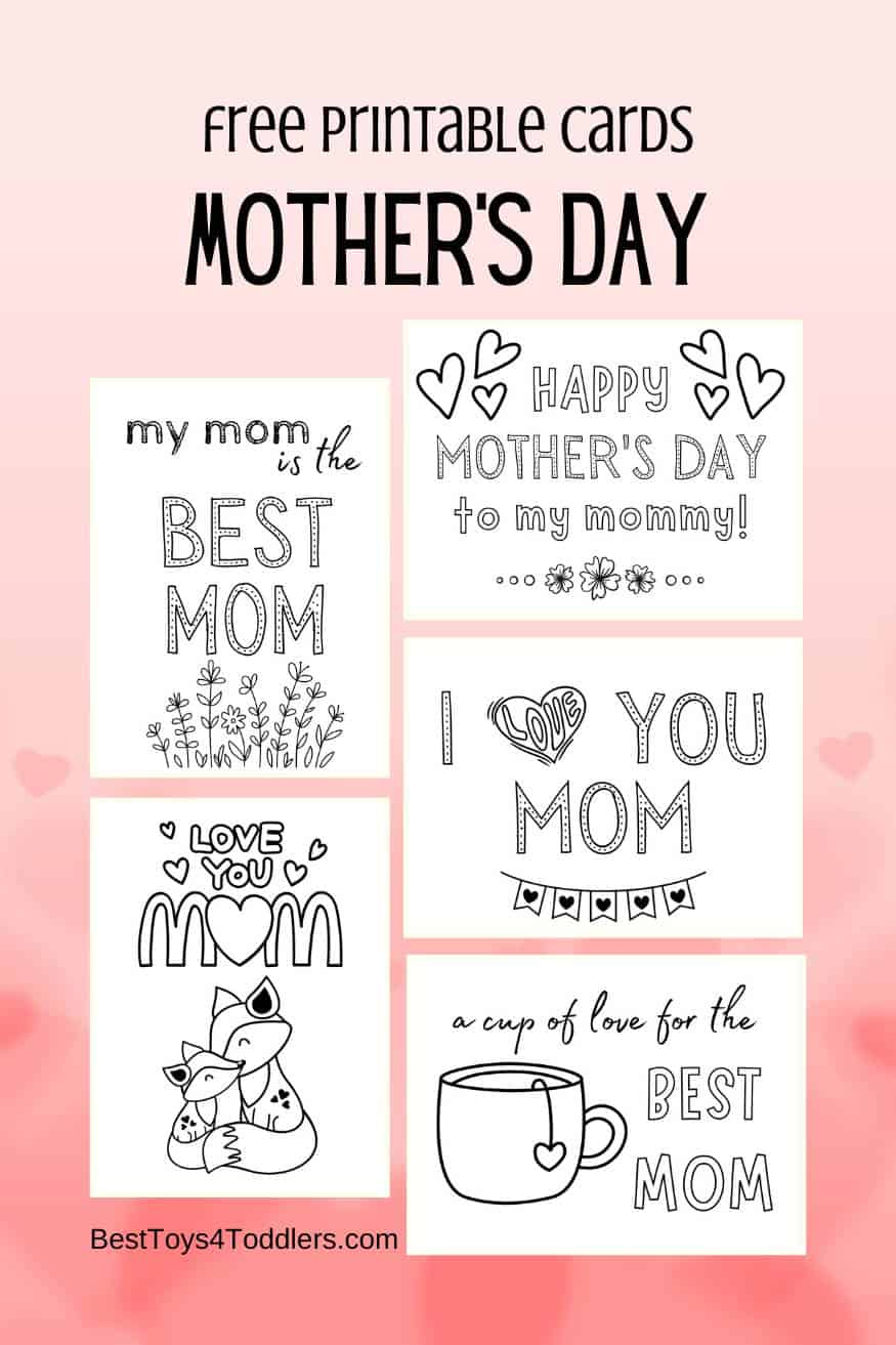 Free Printable Mother'S Day Cards - Best Toys 4 Toddlers inside Free Printable Mother Day Card
