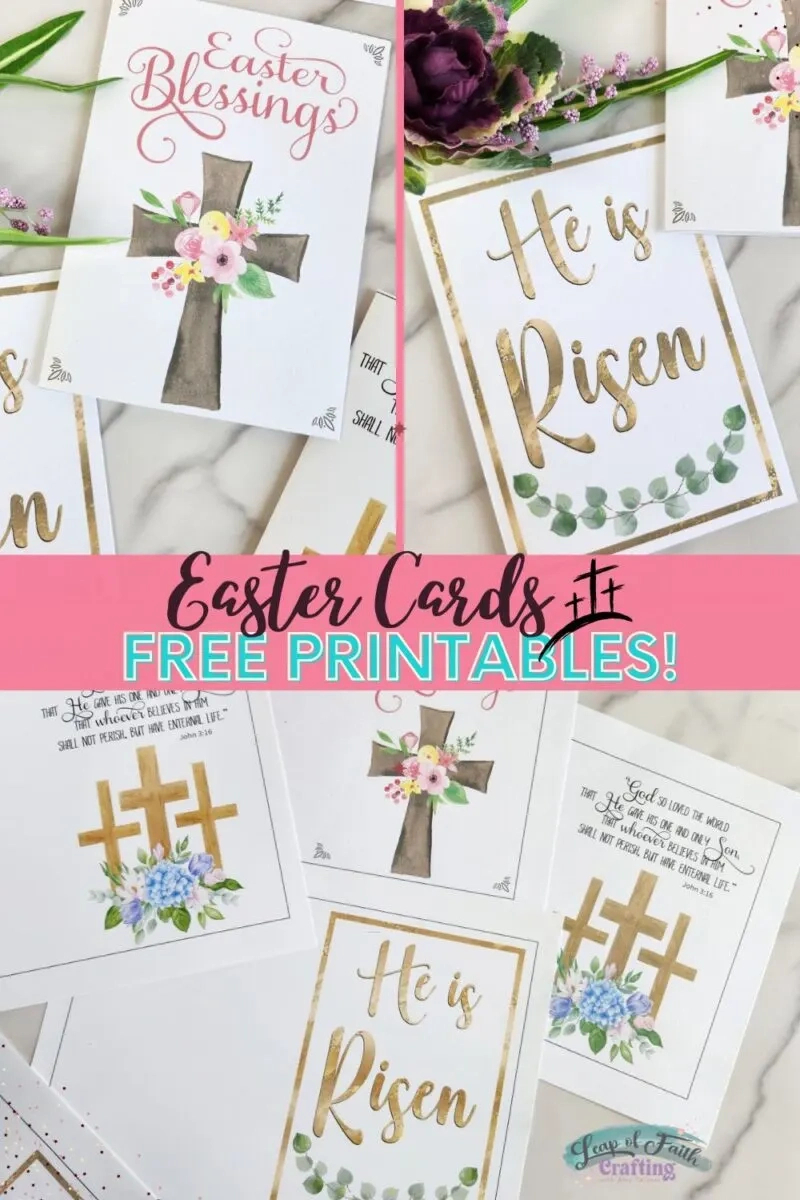 Free Printable Religious Easter Card (3 Designs!) - Leap Of Faith regarding Free Printable Easter Cards To Print