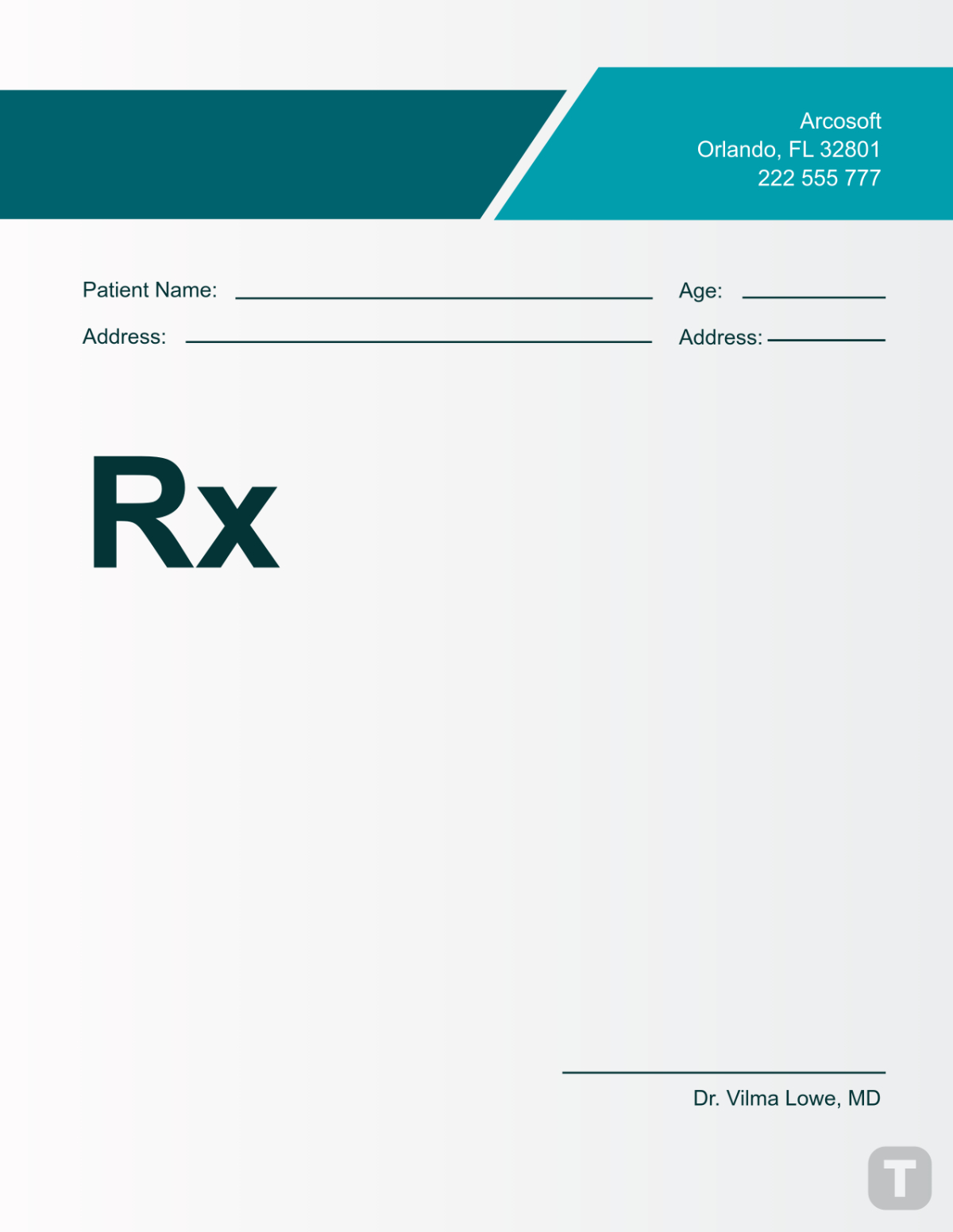 Free Rx Pad Design Template To Edit Online throughout Editable Printable Prescription Pad Template