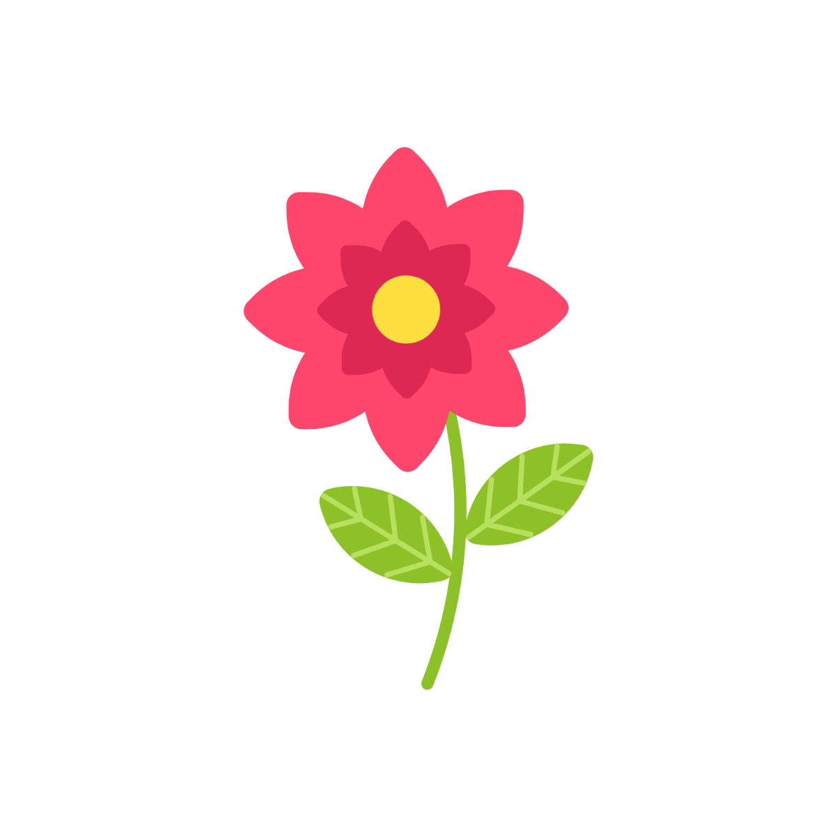 Free Simple Flower Clipart Template To Edit Online with regard to Free Printable Flower Clip Art