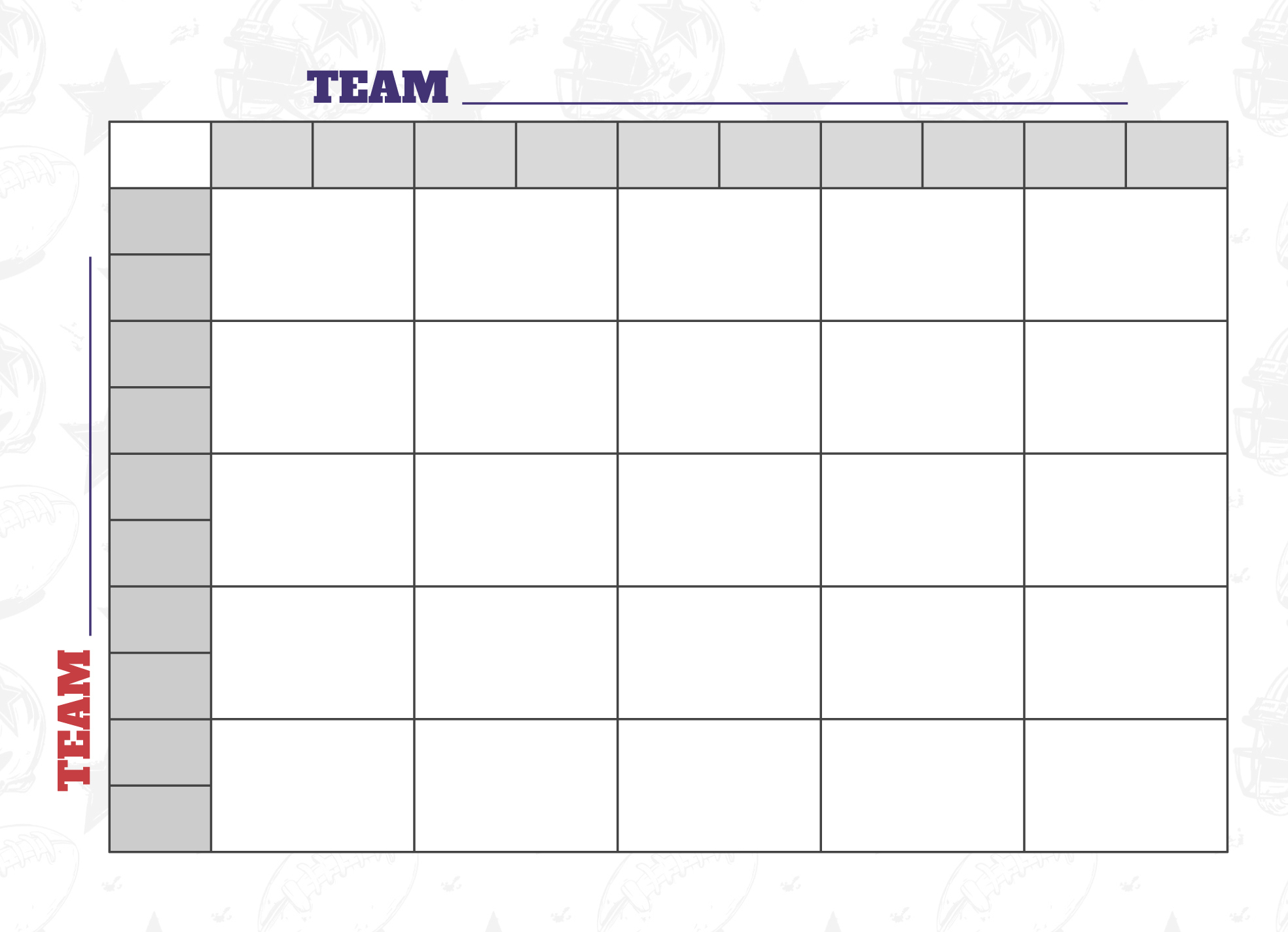 Free Super Bowl Squares Google Docs Templates - Gdoc.io regarding Printable Super Bowl Squares Free