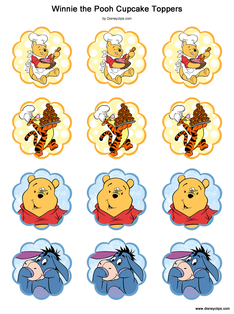 Free Winnie The Pooh Printable Crafts: Invitations, Notes, Stickers throughout Free Printable Winnie The Pooh