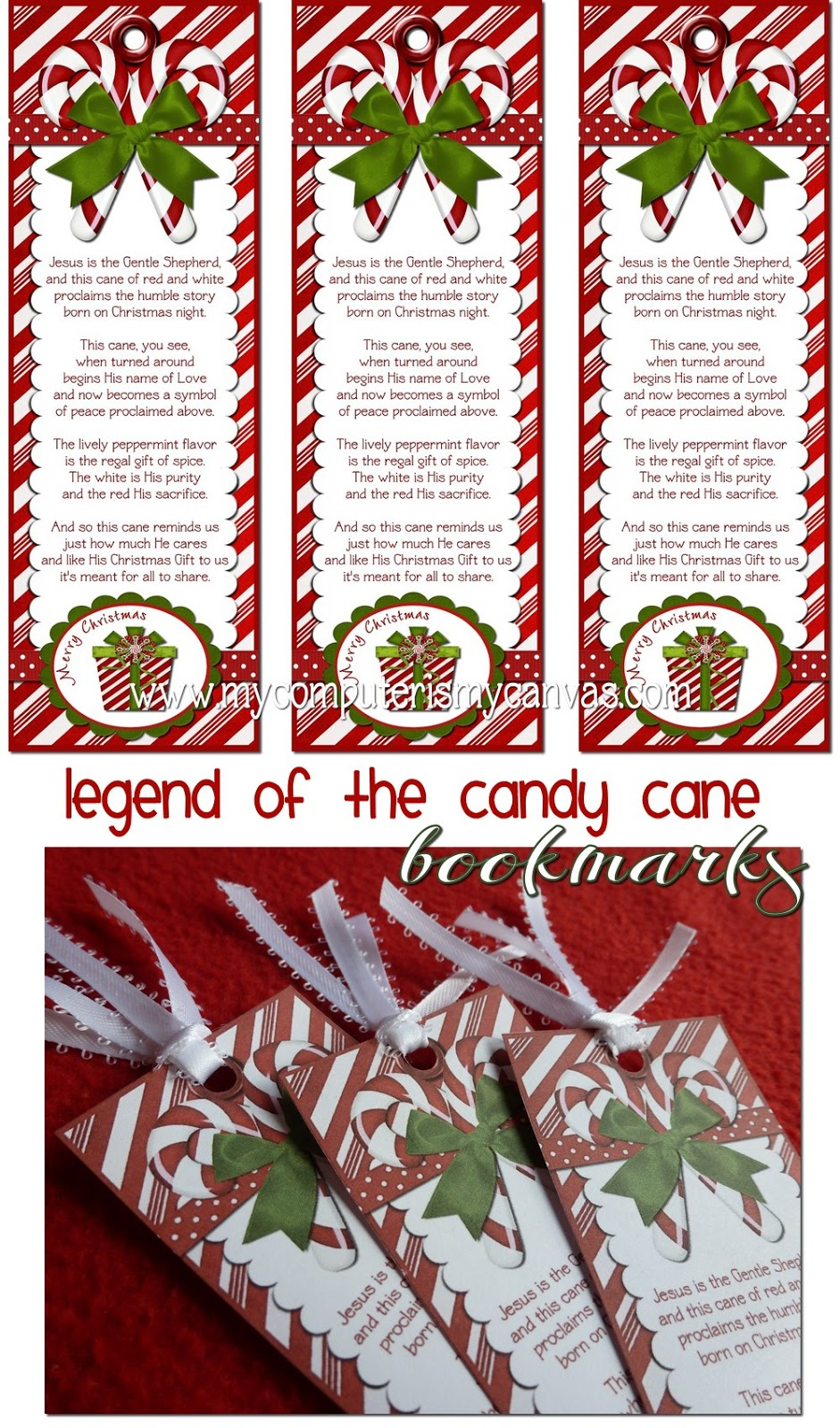 Freebie} Candy Cane Legend - My Computer Is My Canvas intended for Story of the Candy Cane Printable