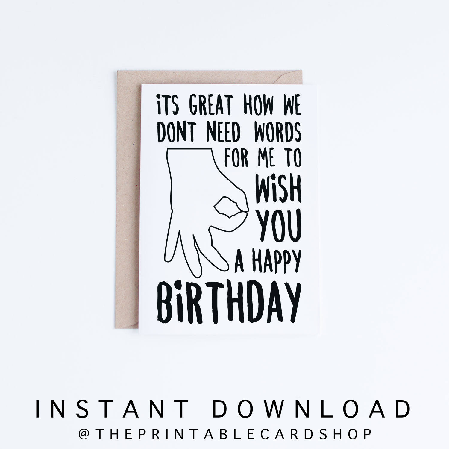 Funny Birthday Cards Instant Download, Printable Birthday Card For pertaining to Printable Birthday Cards For Husband