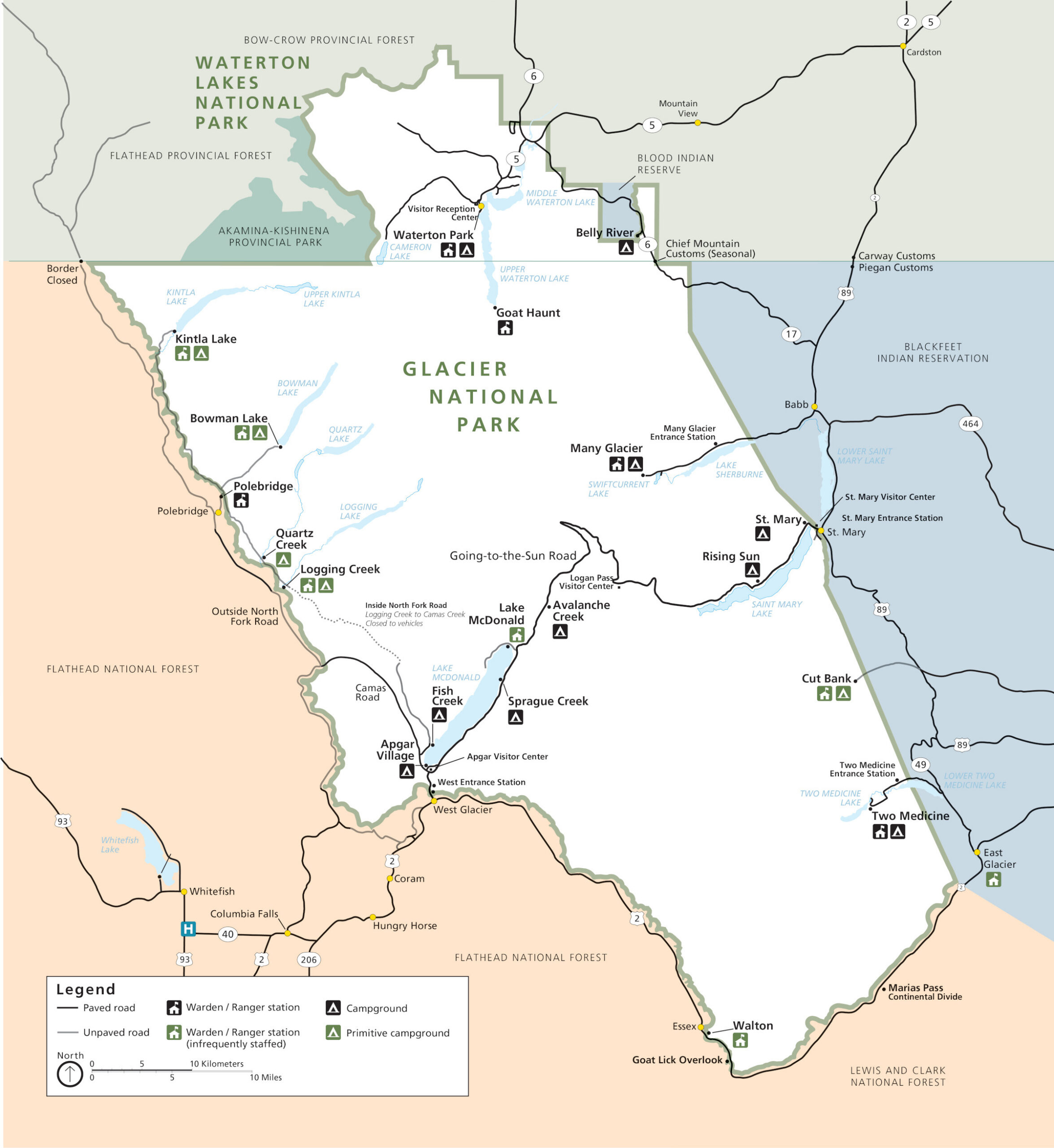 Glacier Maps | Npmaps: Free National Park Maps regarding Glacier National Park Printable Map