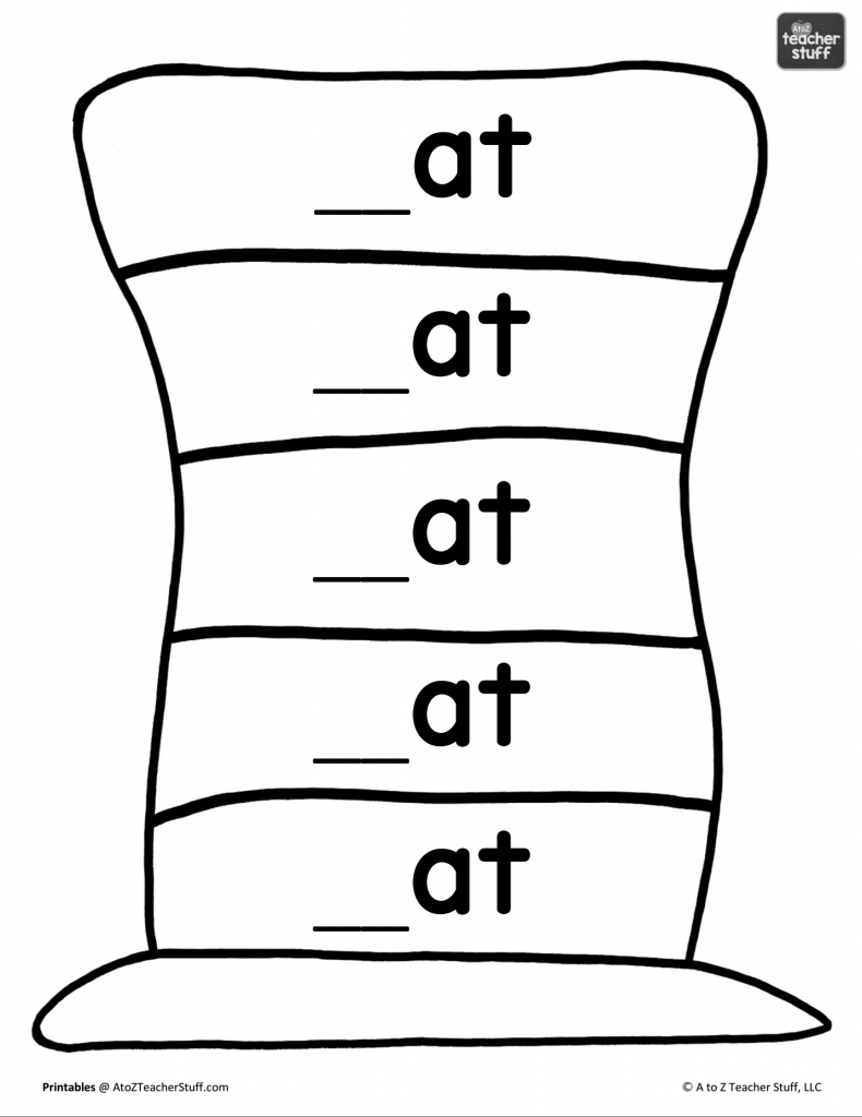 Hat Printables For Dr. Seuss, Cat In The Hat, Or Just Hats! | A To inside Cat in the Hat Hat Printable