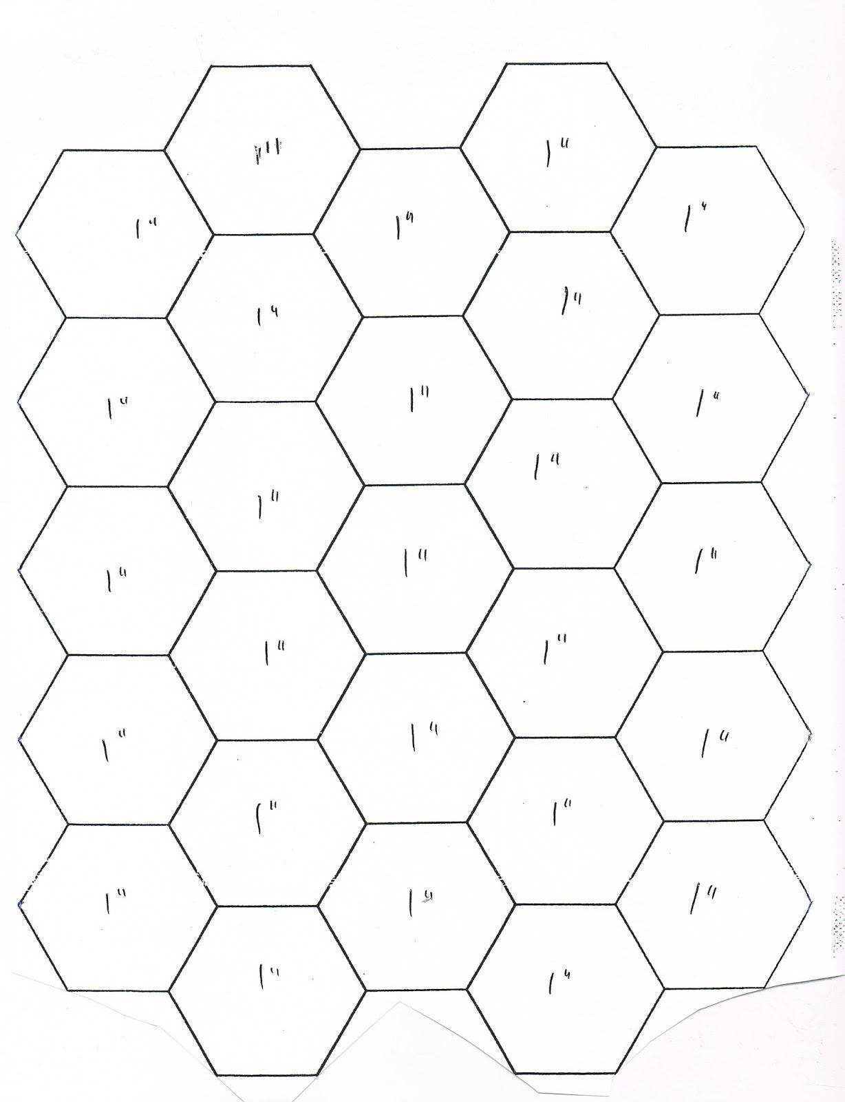 Hexagon Templates For Quilting 300 Count Paper Piecing Shapes within Full Page Free Printable Hexagon Template For Quilting