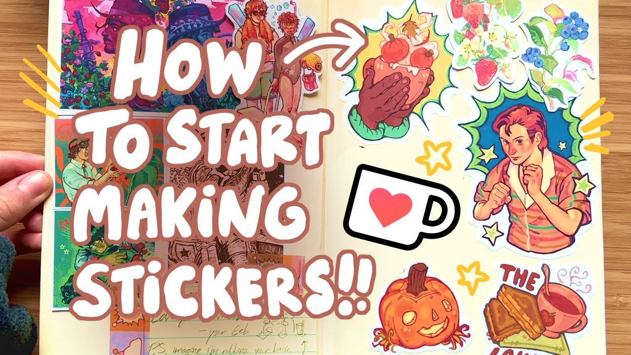 How I Design And Make Stickers From Home! ✿ No Cricut, Stepstep For Beginners regarding How To Make Printable Stickers
