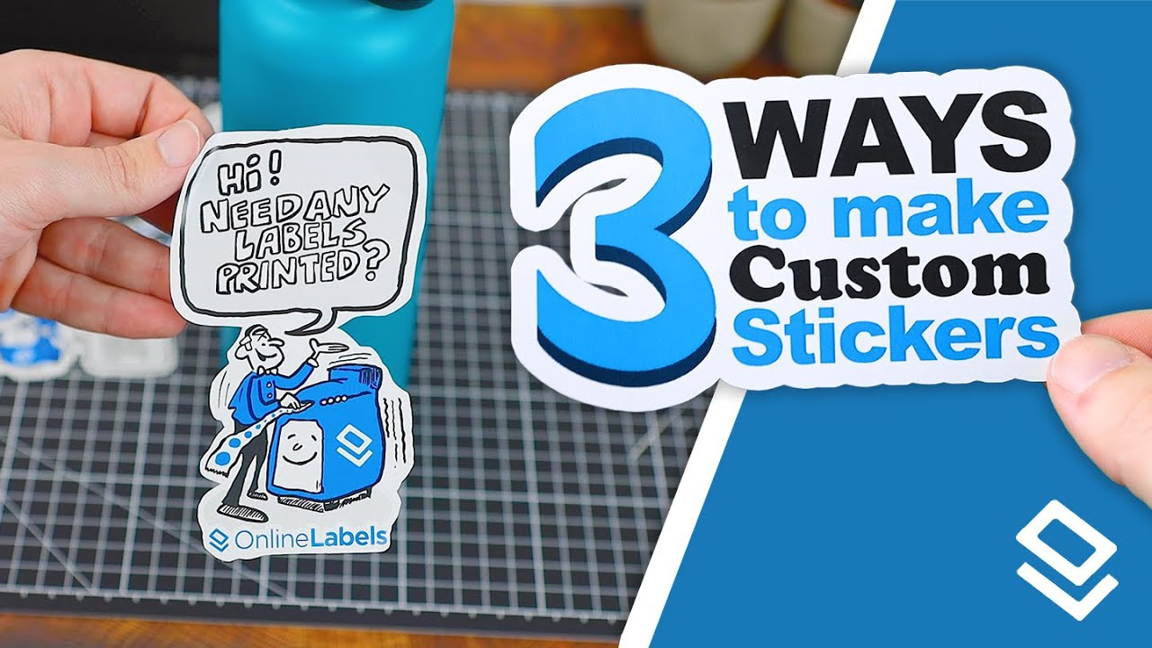 How To Make Stickers! (Print Stickers At Home) ⚪️✍️ | Onlinelabels throughout How to Make Printable Stickers