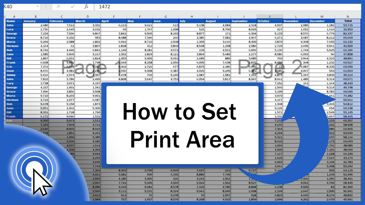 How To Set The Print Area In Excel (Stepstep) with regard to How To Change Printable Area In Excel