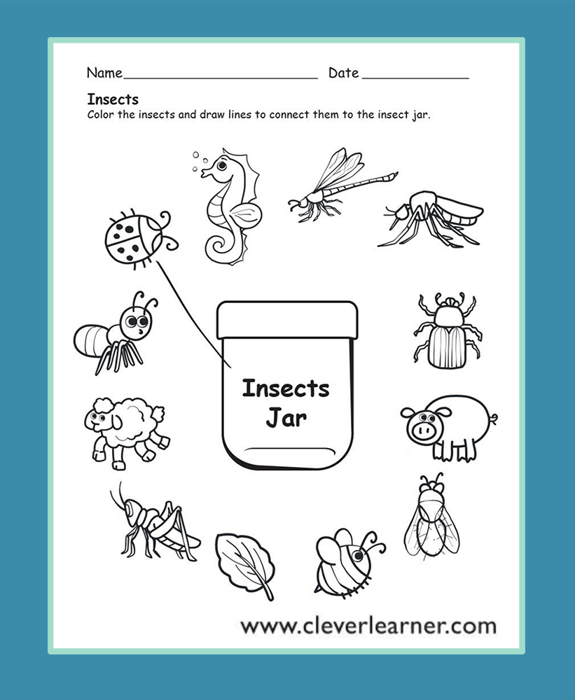 Insects Preschool Worksheets | Insects Preschool, Preschool regarding Printable Science Activities For Preschoolers