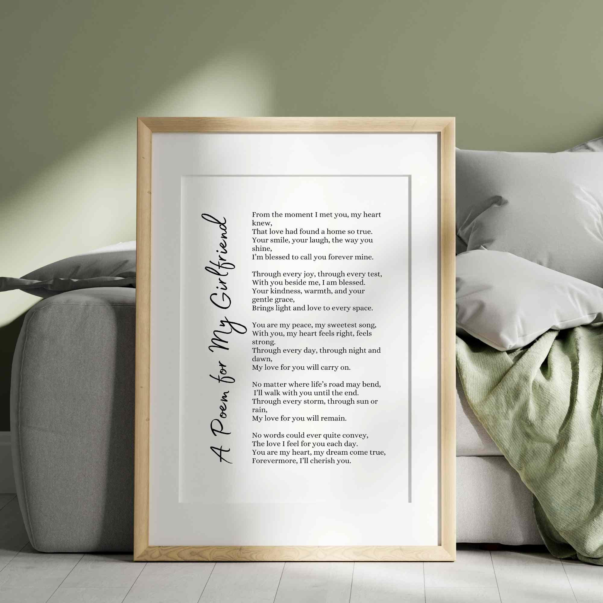 Keep Your Girlfriends Poem - Etsy Uk inside Keep Your Girlfriends Poem Printable