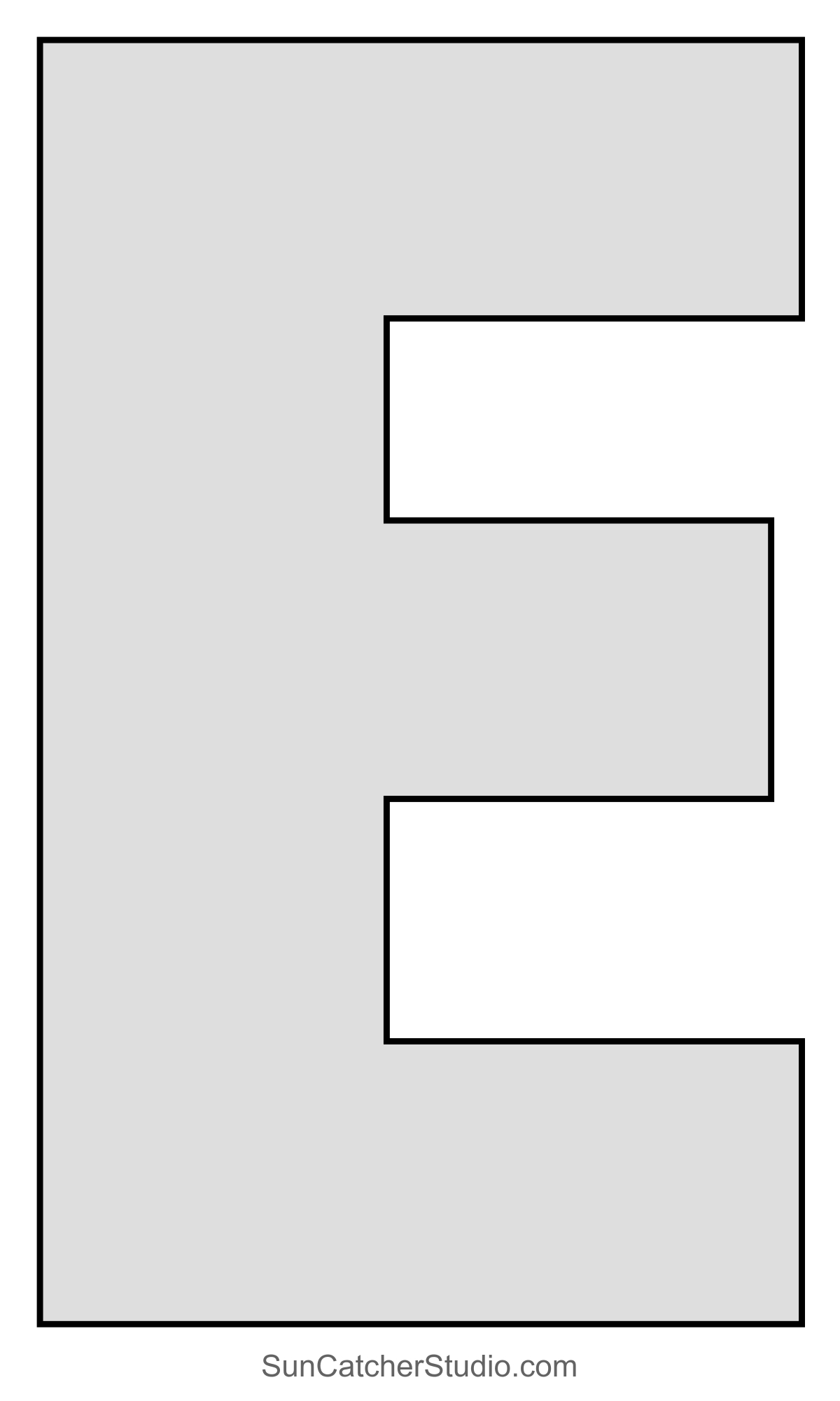 Large Letter Stencils (Printable Alphabet Lettering Font) – Free for Free Printable Large Letter Stencils