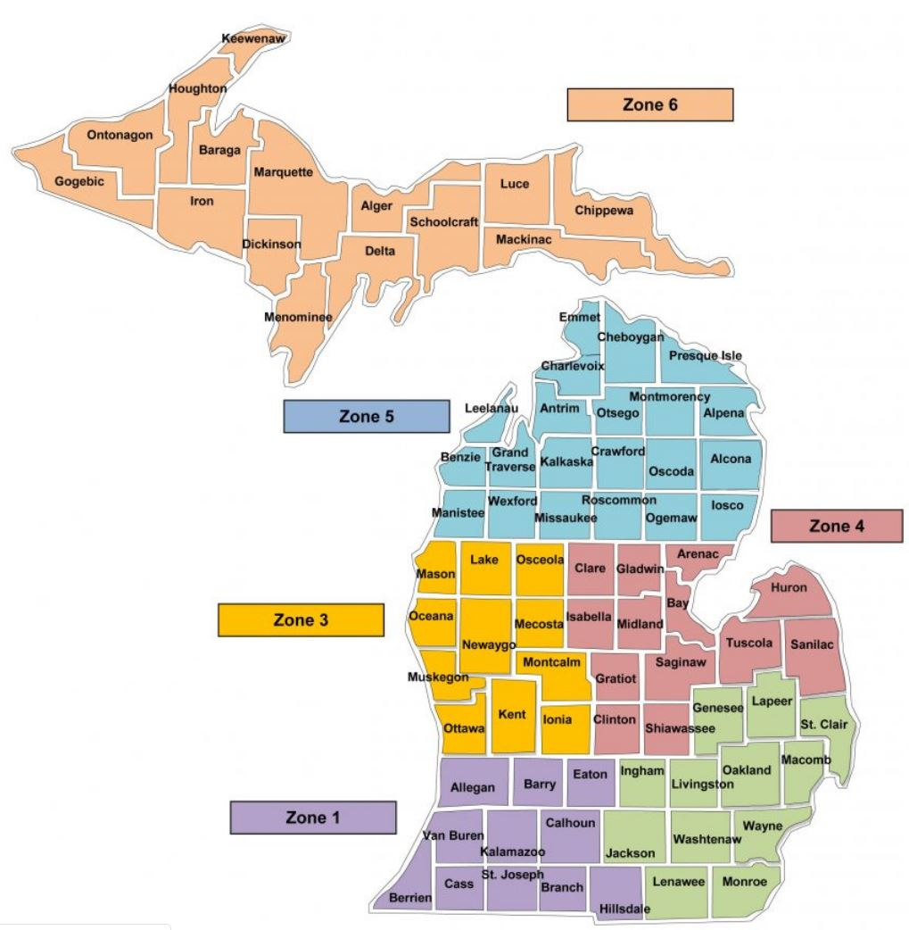 Maps To Print And Play With within Map Of Michigan Counties Printable