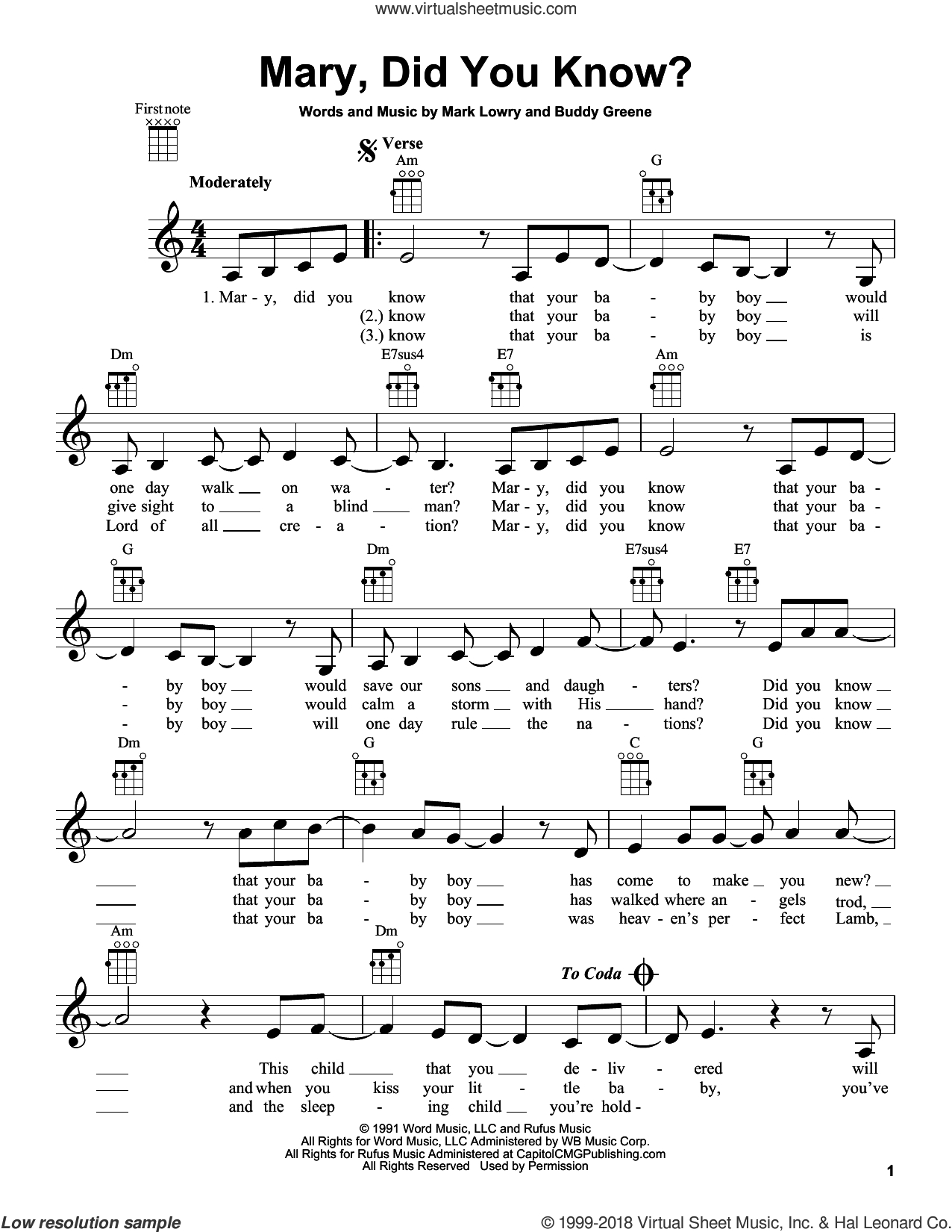 Mary, Did You Know?Kathy Mattea - Easy Piano - Digital Sheet for Free Printable Sheet Music For Mary Did You Know