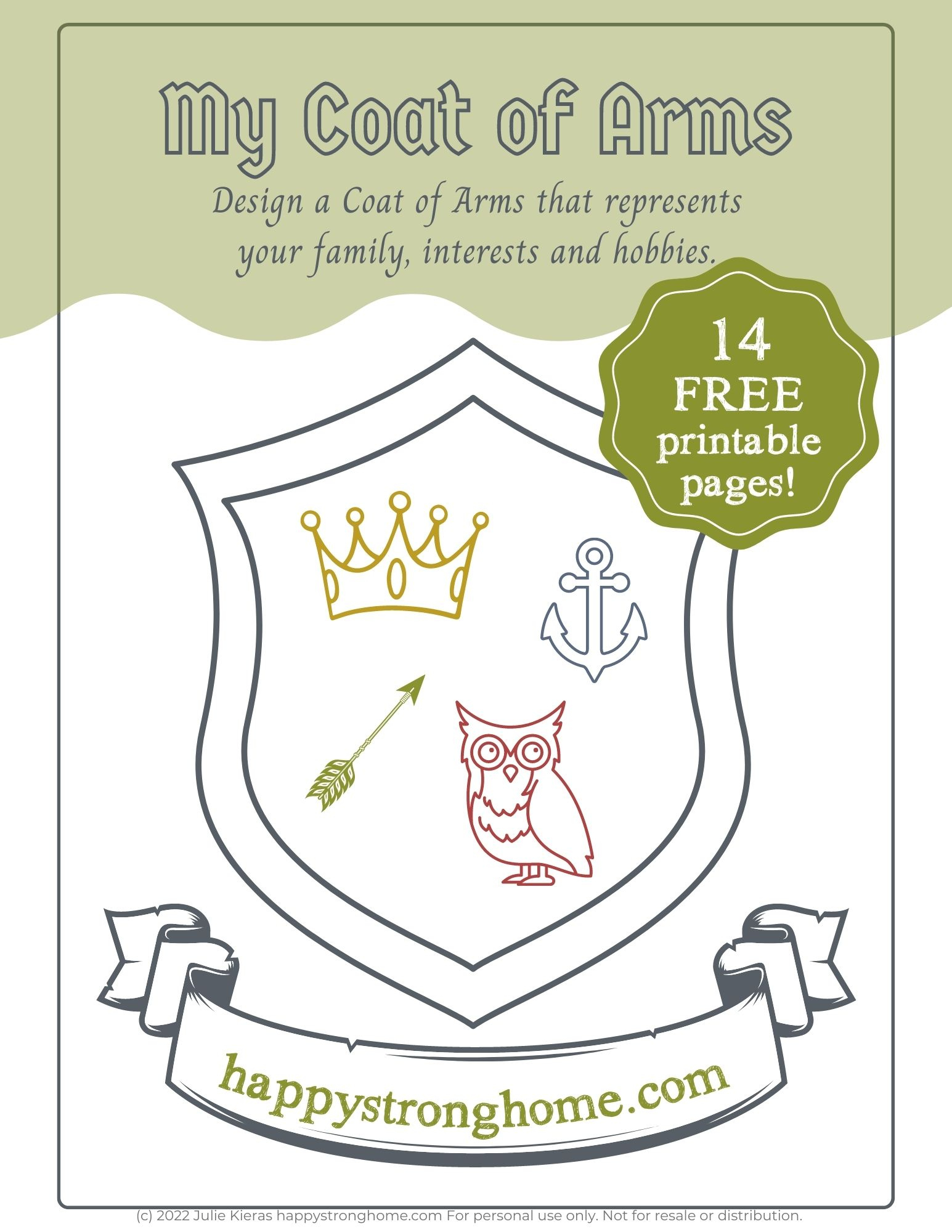 Medieval Times Fun: Create A Coat Of Arms Activity - Free regarding Coat Of Arms Template Printable