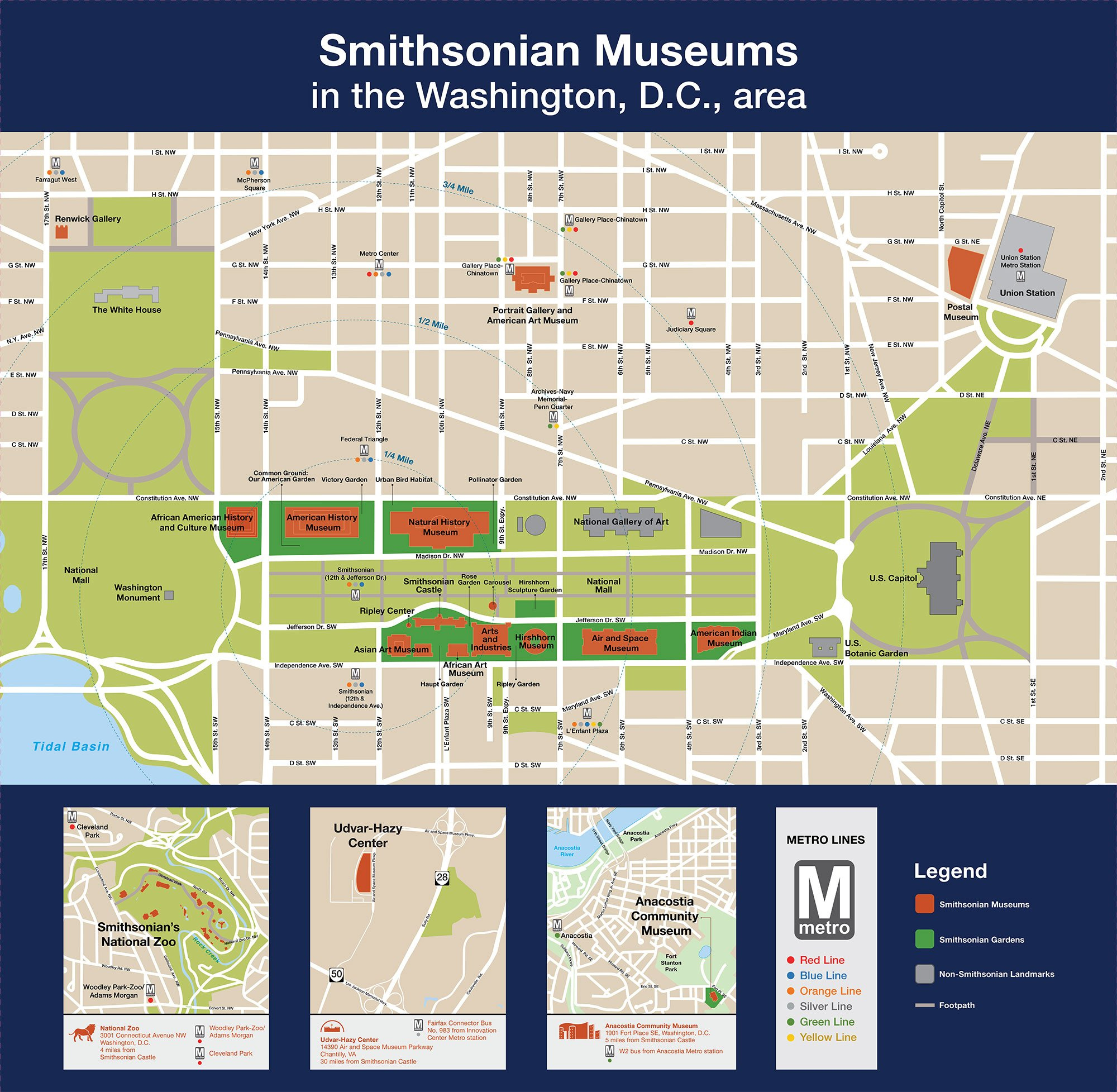 Museum Maps | Smithsonian Institution regarding Map National Mall Washington Dc Printable