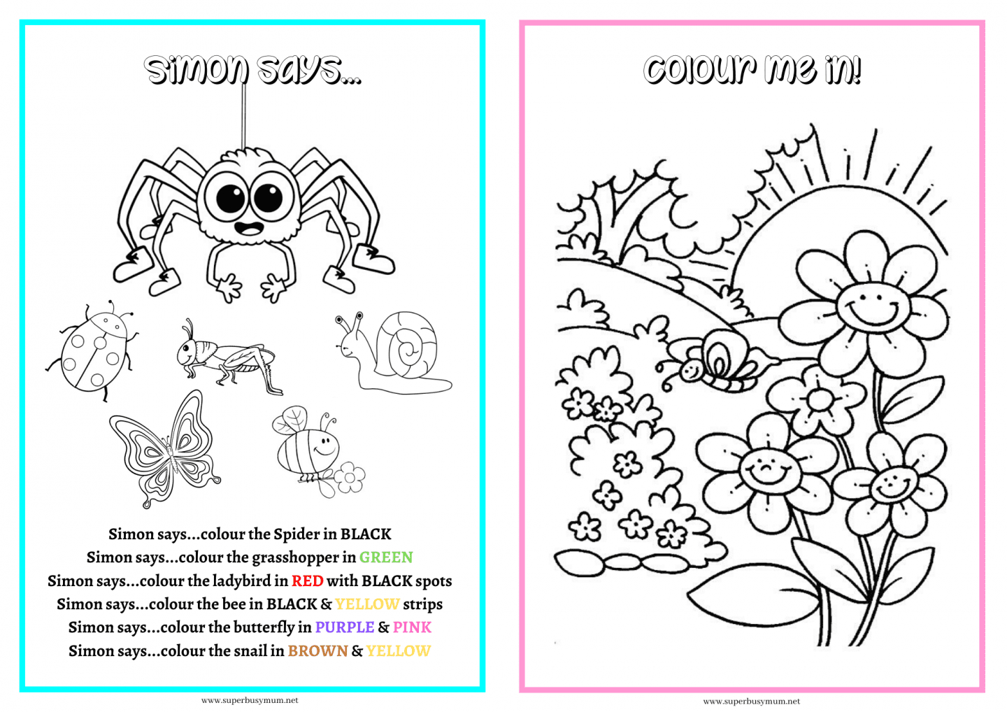 My Spring Activity Book | Free Printable - Super Busy Mum with Free Printable Activity Books