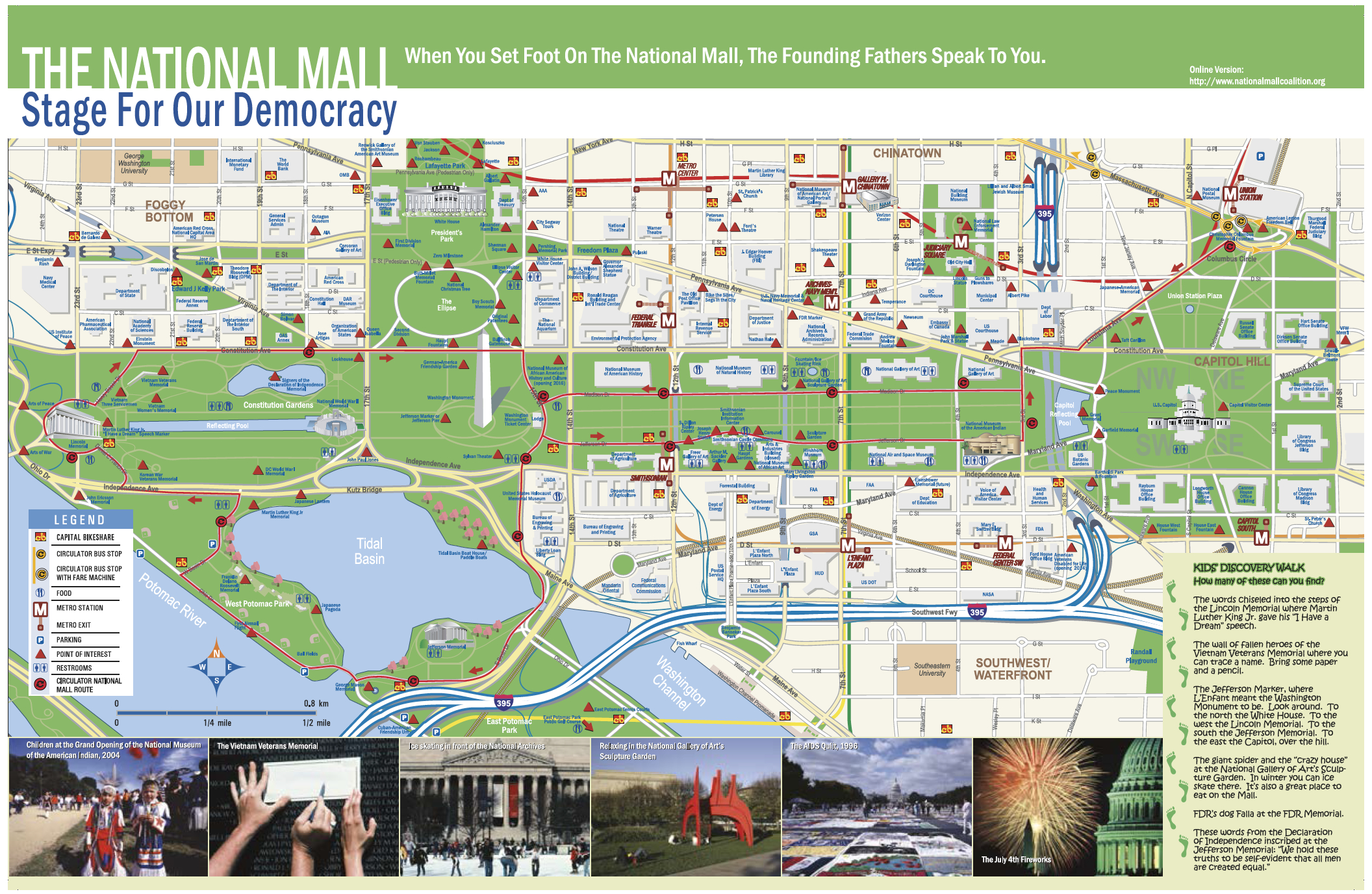 National Mall Maps & Guides | National Mall Coalition for Map National Mall Washington Dc Printable