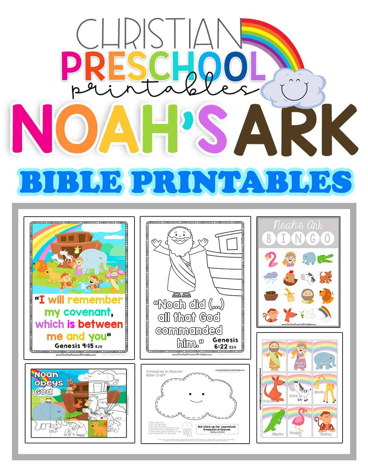 Noah'S Ark Preschool Printables - Christian Preschool Printables pertaining to Free Noah's Ark Printables