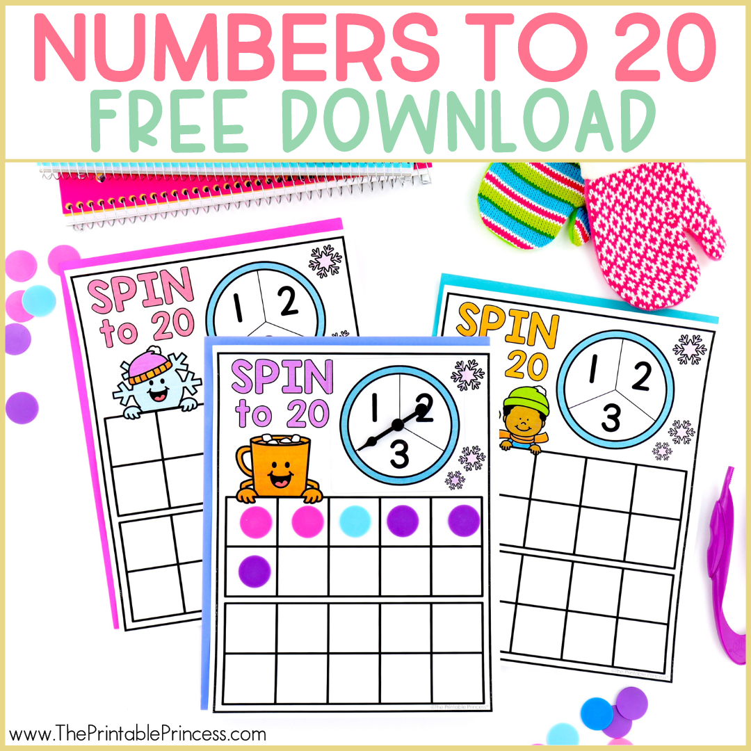 Number Sense Archives - The Printable Princess with regard to Free Printable Math Games For Kindergarten