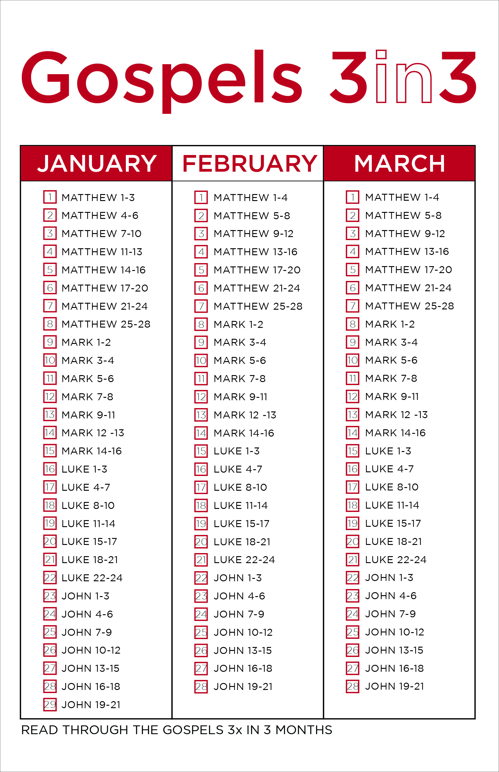 One Year Bible - Lifepoint Church with regard to Bible Reading Plan For One Year Printable