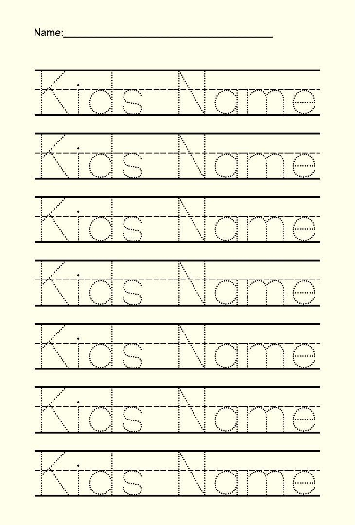 Preschool Name Tracing - 15 Free Pdf Printables | Printablee regarding Free Printable Traceable Name Worksheets