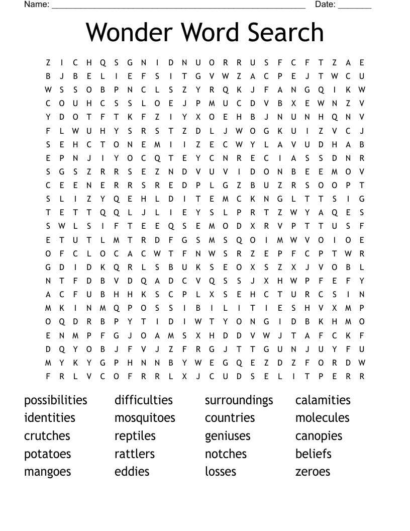 Printable Wonderword Puzzles - Printable Party Favors intended for Free Printable Wonderword Word Puzzles