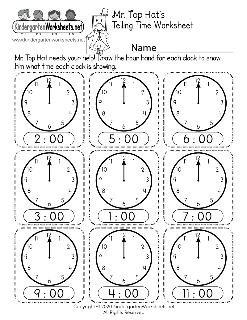 Telling Time Worksheet - Free Printable, Digital, & Pdf pertaining to Free Printable Time Telling Worksheets