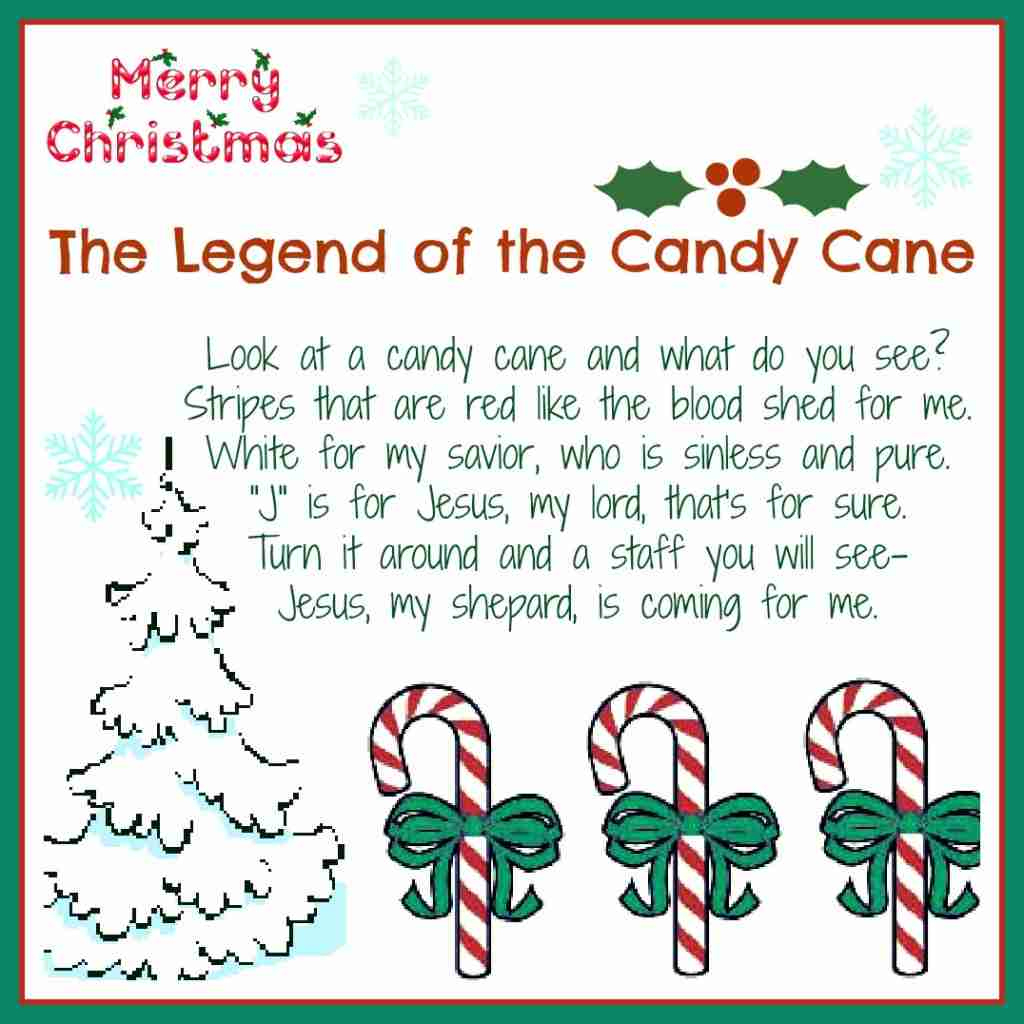 The Legend Of The Candy Cane: Free Printable And A Giveaway within Story Of The Candy Cane Printable