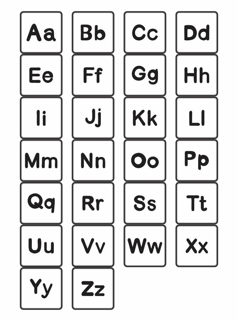 Upper And Lowercase Alphabet - 10 Free Pdf Printables | Printablee regarding Uppercase and Lowercase Alphabet Printables