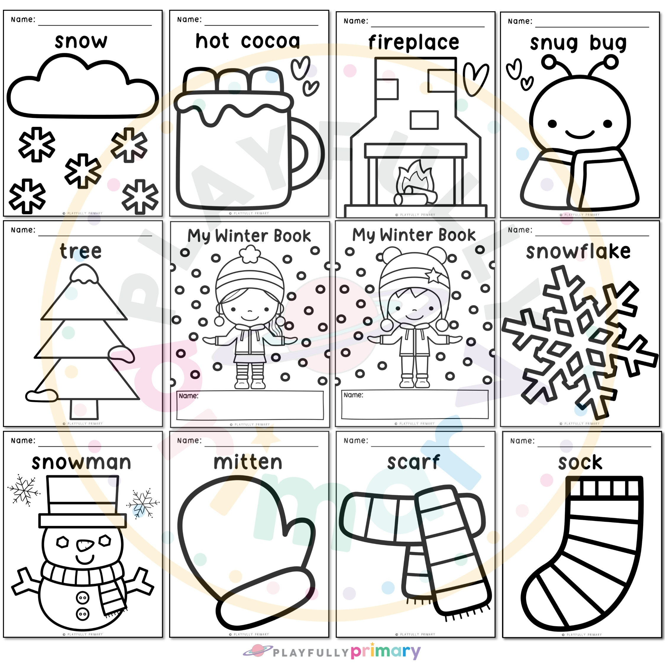 Winter Crafts For Kids Classroom Printable - Kindergarten intended for Winter Activities For Preschoolers Printable