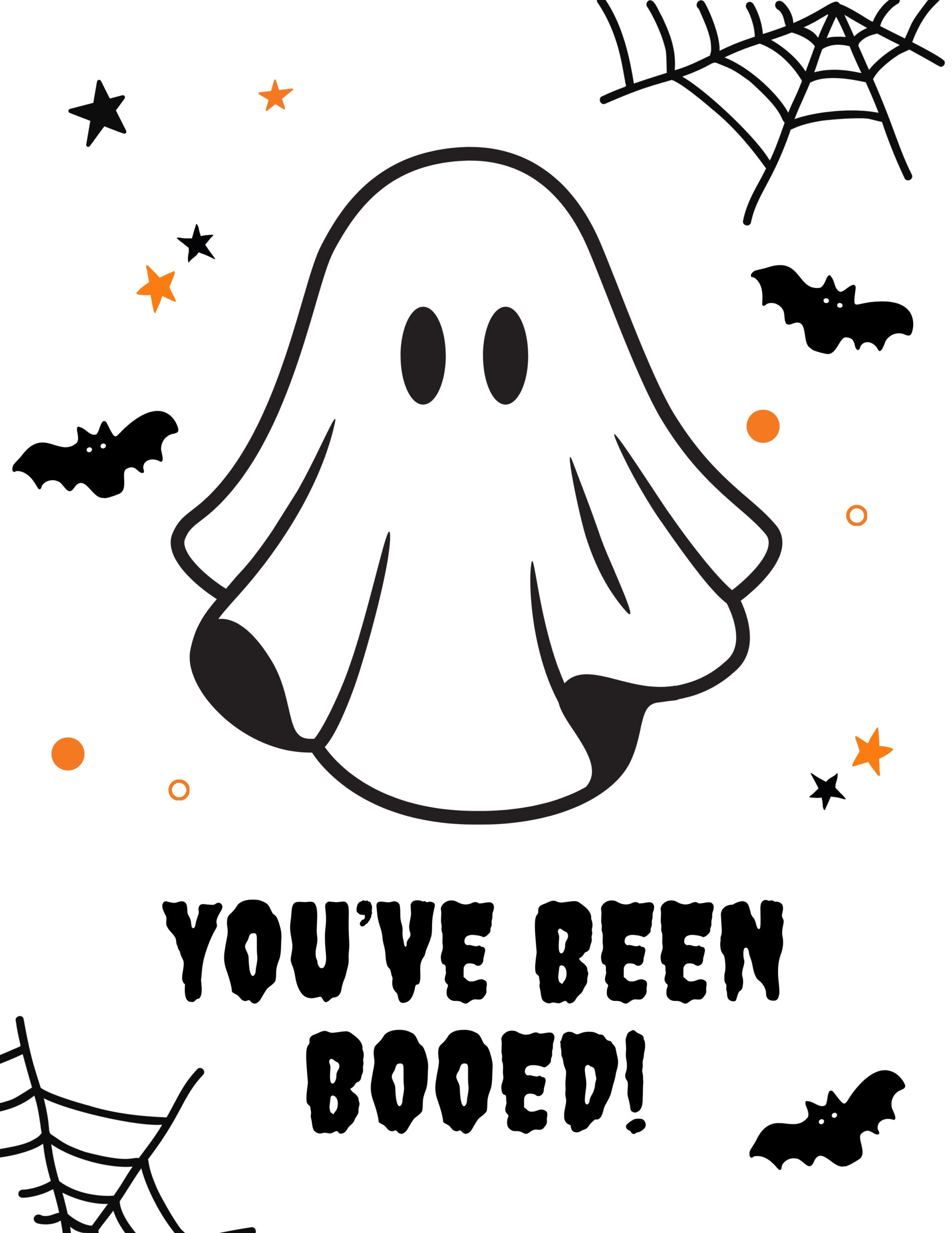 You'Ve Been Booed Printables - Free Printables pertaining to You'Ve Been Booed Free Printable Black And White